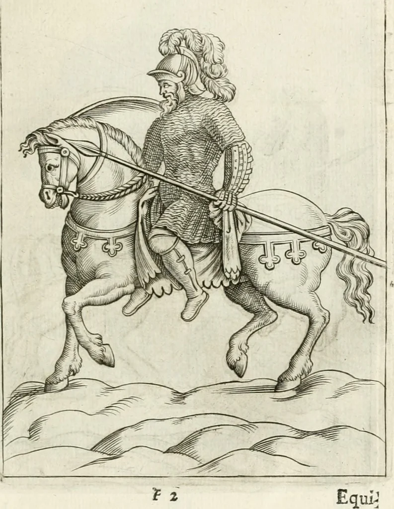 An illustration from Veterum Romanorum Religio castrametatio, disciplina militaris ut & balneae ex antiquis numismatibus & lapidibus demonstrata, 1686, leaf 360