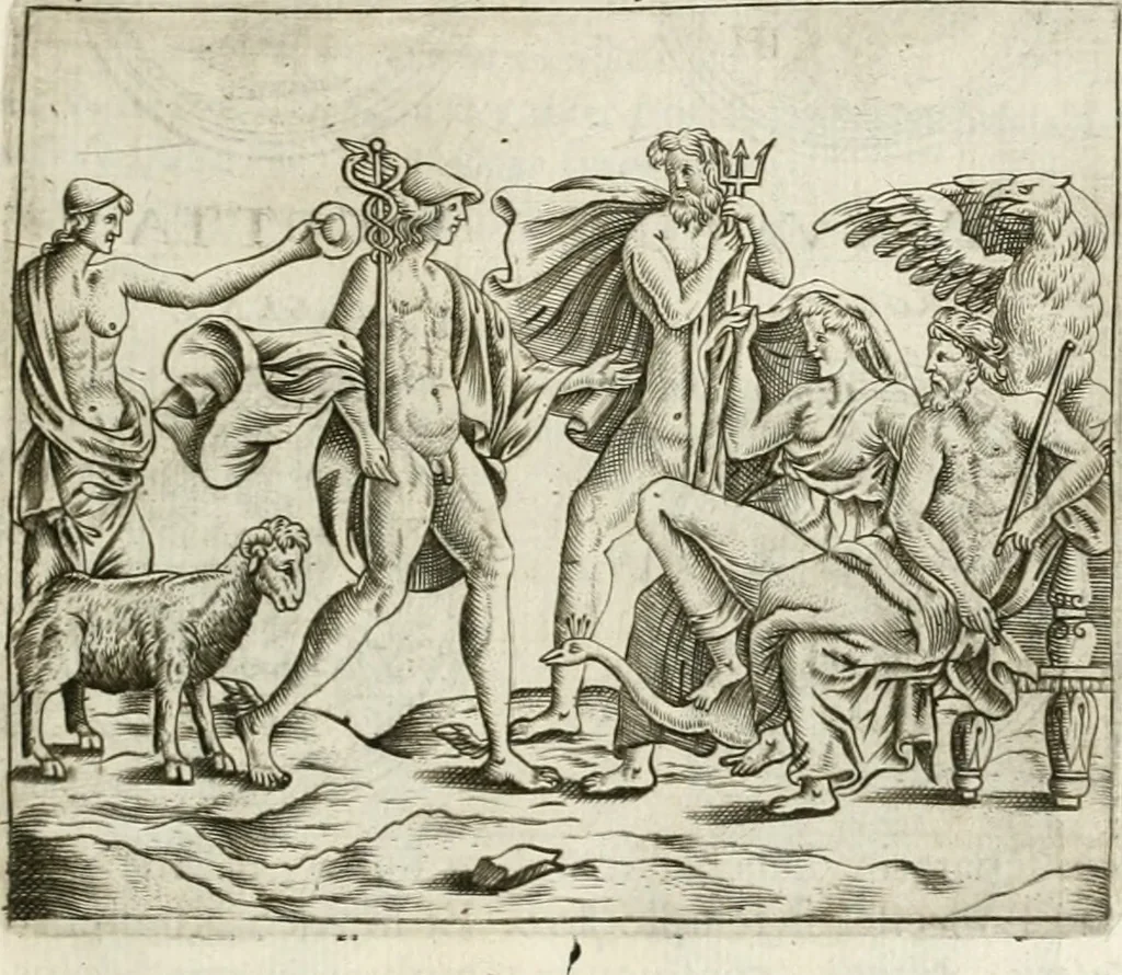 An illustration from Veterum Romanorum Religio castrametatio, disciplina militaris ut & balneae ex antiquis numismatibus & lapidibus demonstrata, 1686, leaf 52