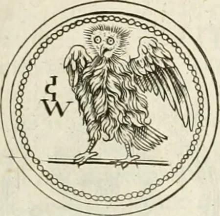 An illustration from Veterum Romanorum Religio castrametatio, disciplina militaris ut & balneae ex antiquis numismatibus & lapidibus demonstrata, 1686, leaf 56