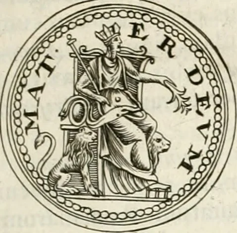 An illustration from Veterum Romanorum Religio castrametatio, disciplina militaris ut & balneae ex antiquis numismatibus & lapidibus demonstrata, 1686, leaf 96
