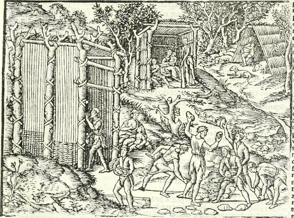 An illustration from Vetrvvio con il svo comento et figvre, 1536, leaf 100