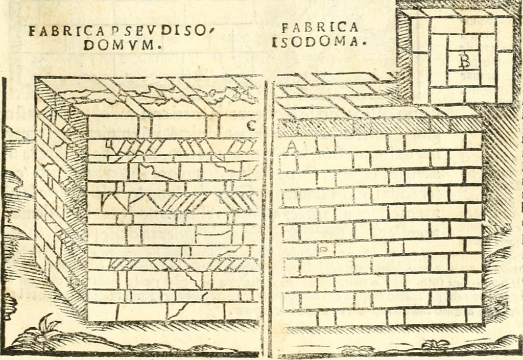 An illustration from Vetrvvio con il svo comento et figvre, 1536, leaf 122