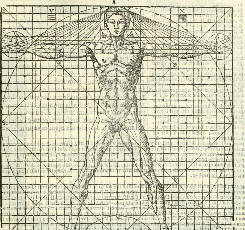 An illustration from Vetrvvio con il svo comento et figvre, 1536, leaf 148