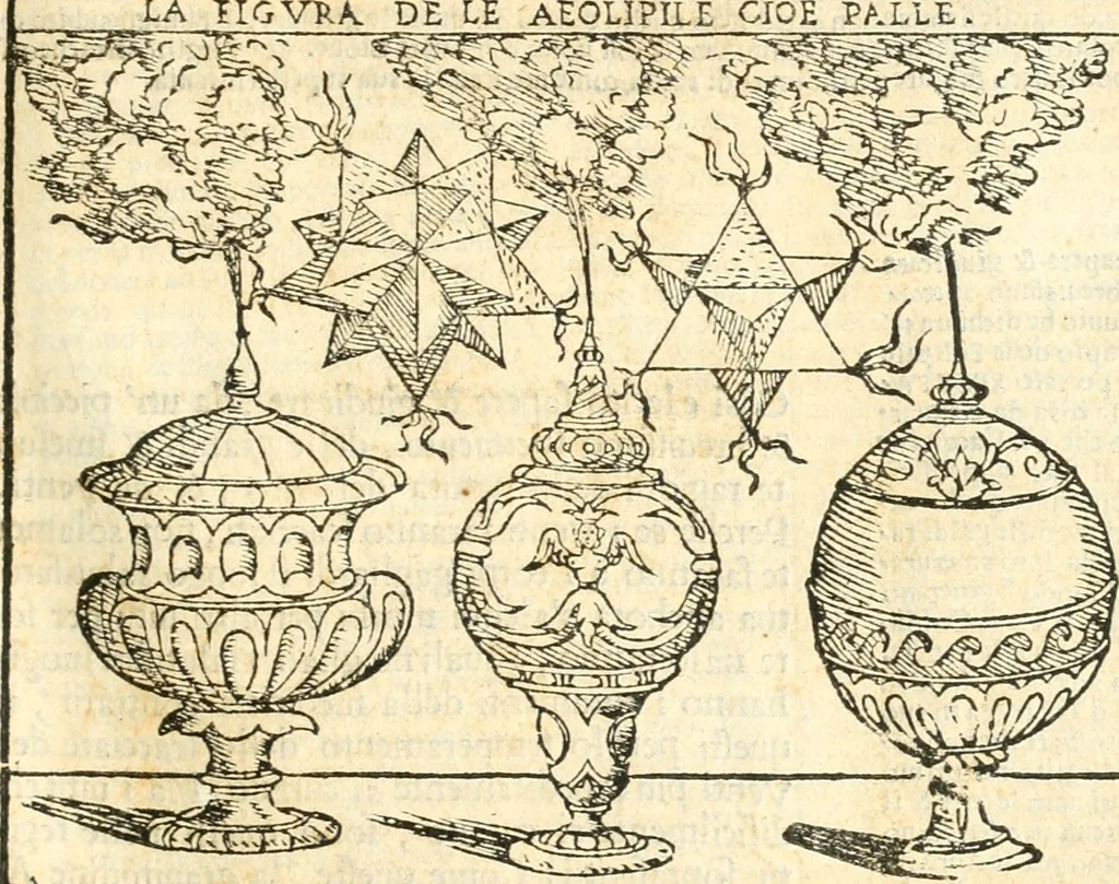 An illustration from Vetrvvio con il svo comento et figvre, 1536, leaf 72