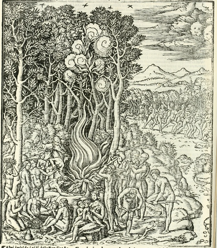 An illustration from Vetrvvio con il svo comento et figvre, 1536, leaf 99