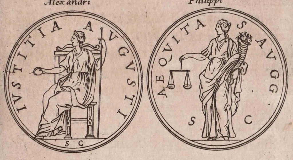 An illustration from Vetustalia, seu, Vetustatis admiranda, 1664, leaf 185