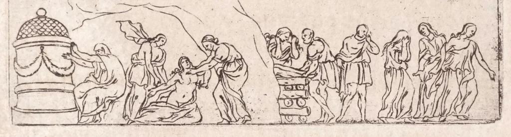 An illustration from Vetustalia, seu, Vetustatis admiranda, 1664, leaf 228
