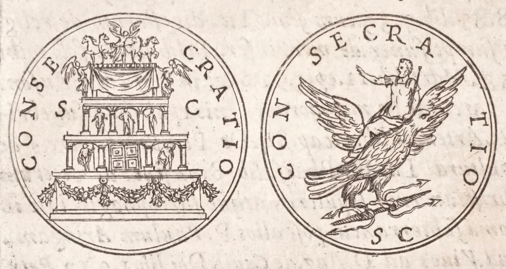 An illustration from Vetustalia, seu, Vetustatis admiranda, 1664, leaf 238
