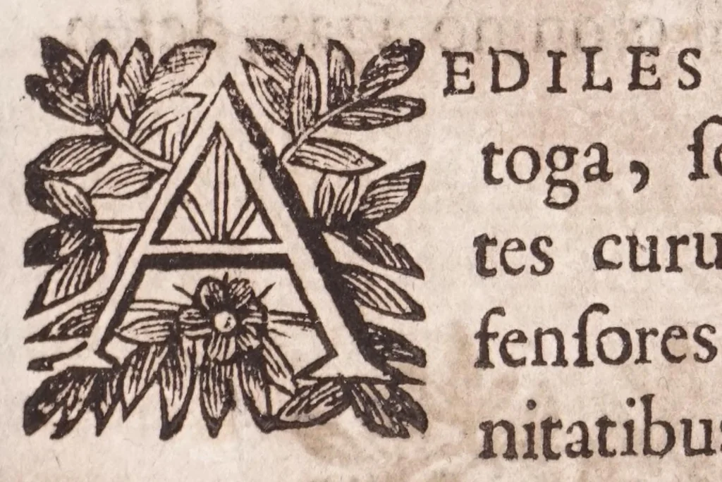 An illustration from Vetustalia, seu, Vetustatis admiranda, 1664, leaf 9