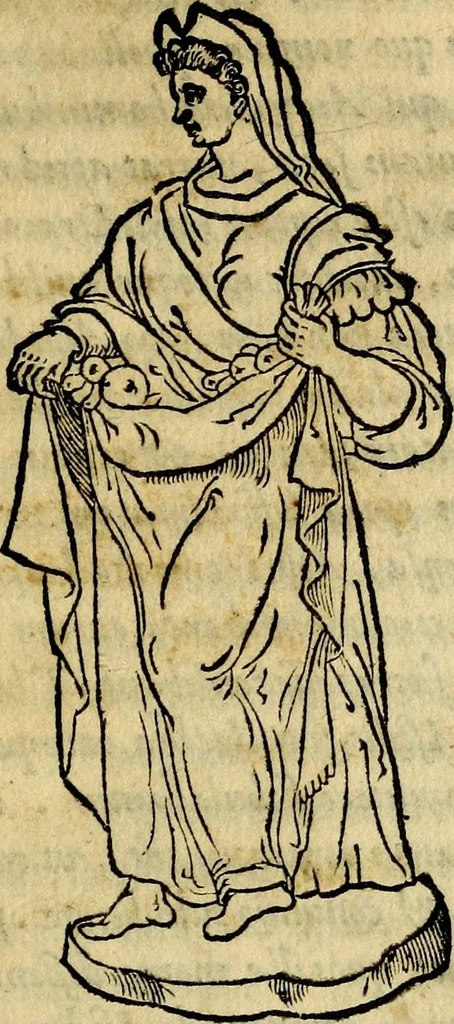 An illustration from Vetvstissimae tabvlae aeneae sacris Aegyptiorum simulachris coelatae accurata explicatio, in qua antiquissimarum superstitionum origines, progressiones, ritus ad barbaram, graecam, romanamque historiam illustrandam enarrantur, & multa scriptorum veterum loca qua explanantur, qua emendantur:, 1605, leaf 40