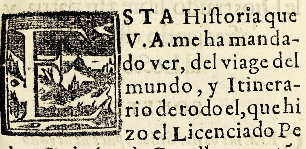 An illustration from Viage del mundo., 1614, leaf 11