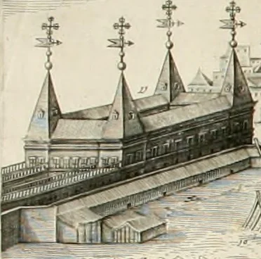 An illustration from Viagem da Catholica Real Magestade del Rey D. Filipe II N.S. ao Reyno de Portvgal e rellaçao do solene recebimento que nelle se lhe fez S. Magestade a mandou, 1621, leaf 39