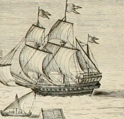 An illustration from Viagem da Catholica Real Magestade del Rey D. Filipe II N.S. ao Reyno de Portvgal e rellaçao do solene recebimento que nelle se lhe fez S. Magestade a mandou, 1621, leaf 39