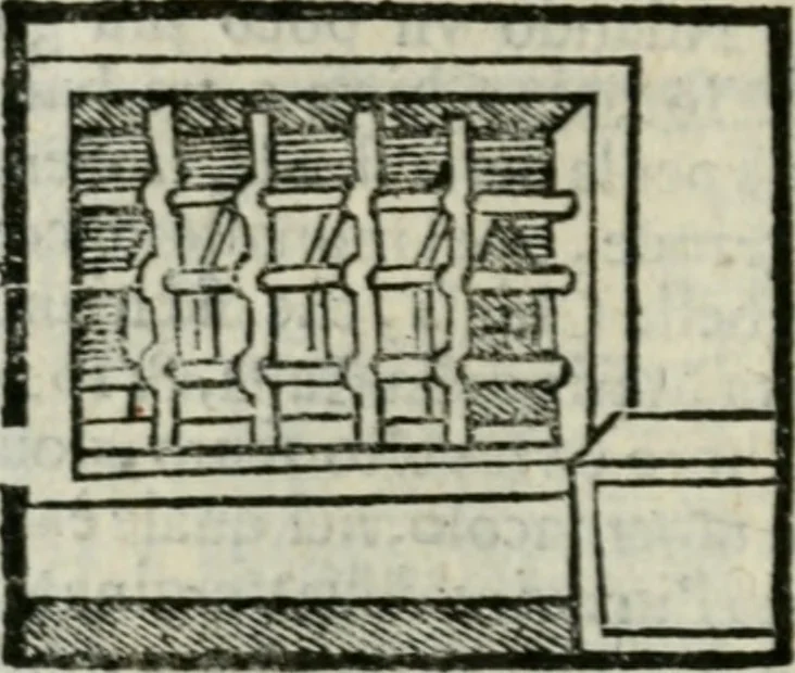 An illustration from Viaggio da Venetia al Santo Sepolcro, et al monte Sinai; col dissegno delle città, castelli, ville, chiese, monasterij, isole, porti, & fiumi, che sin là si ritrouano; et vna breue regola di quanto si dee osseruar nel detto viaggio, e quel che si paga da luoco à luoco, sì di dacij, come d'altre cose, 1606, leaf 153