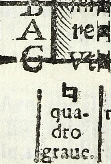 An illustration from Via retta della voce corale, 1671, leaf 39
