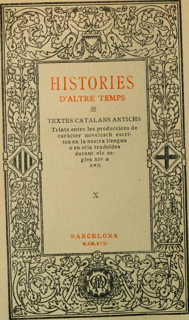 An illustration from Viatge al Purgatori de Sant Patrici, 1917, leaf 5
