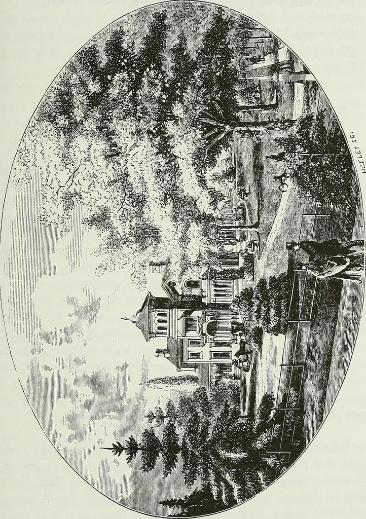 An illustration from Victorian gardens: The art of beautifying suburban home grounds, 1870, leaf 186