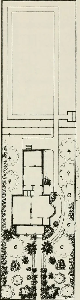 An illustration from Victorian gardens: The art of beautifying suburban home grounds, 1870, leaf 277