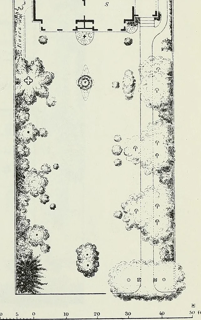 An illustration from Victorian gardens: The art of beautifying suburban home grounds, 1870, leaf 278