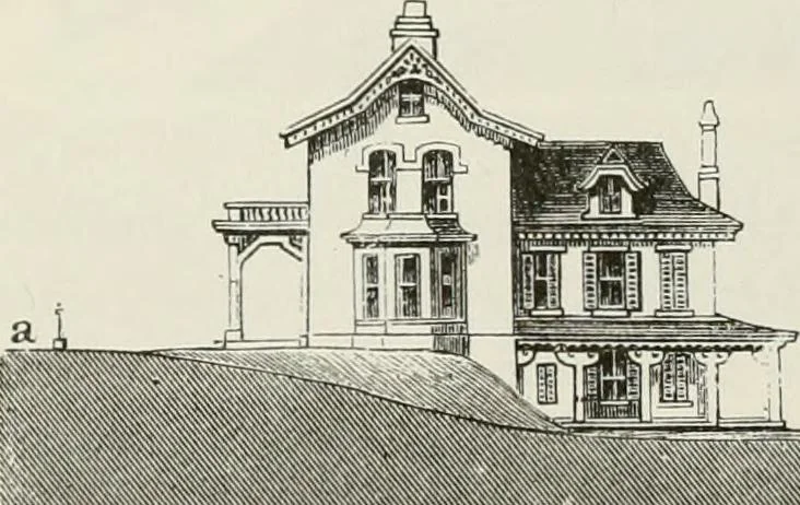 An illustration from Victorian gardens: The art of beautifying suburban home grounds, 1870, leaf 35