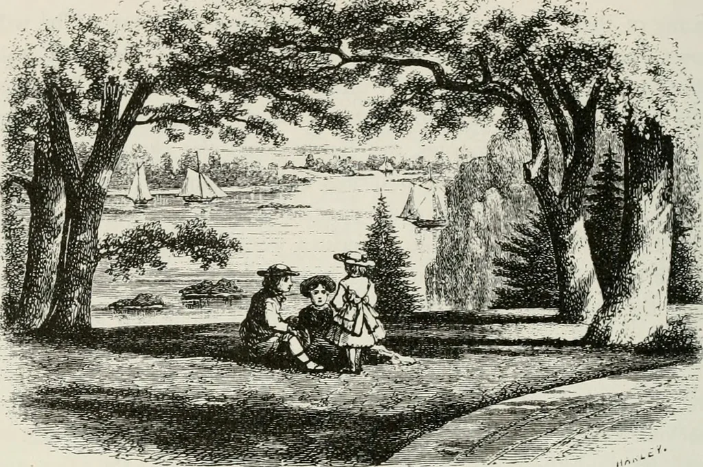 An illustration from Victorian gardens: The art of beautifying suburban home grounds, 1870, leaf 67