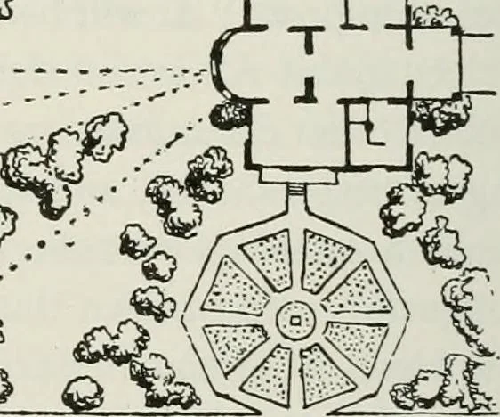 An illustration from Victorian gardens: The art of beautifying suburban home grounds, 1870, leaf 95