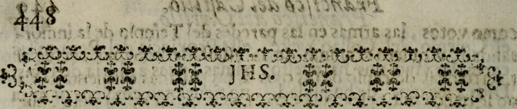 An illustration from Vida admirable y prodigiosas virtudes del venerable, y apostolic Padre Francisco del Castillo, de la Compañia de Jesus, natural de Lima .., 1693, leaf 485