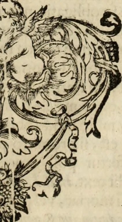 An illustration from Vida de la serenissima Infanta Doña Maria, hija delRey D. Manoel, 1675, leaf 406