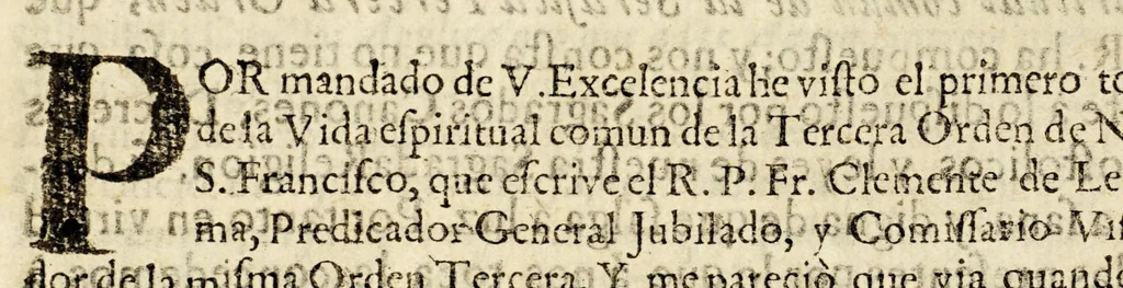 An illustration from Vida espiritual comun de la Serafica Tercera Orden, : que instituyó serafico, que fundó evangelico y que propagó apostolico N.P. Angelico, y llagado patriarca S. Francisco., 1689, leaf 22