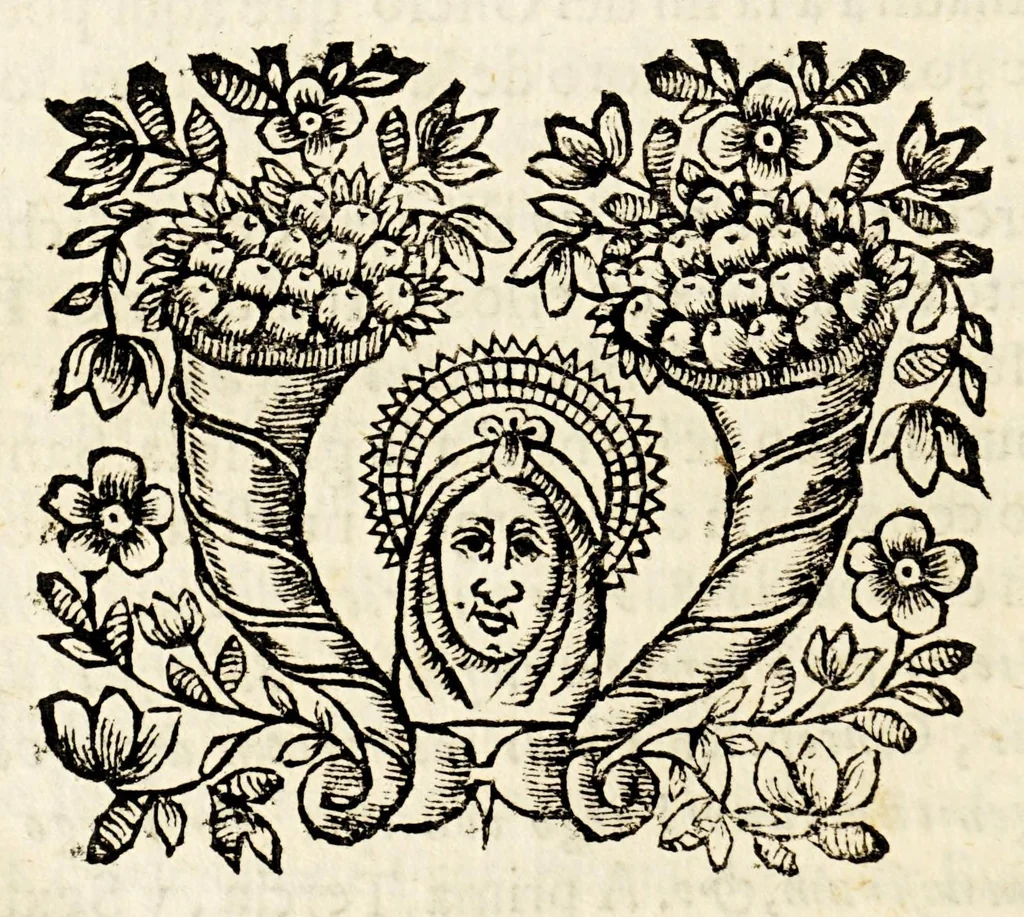 An illustration from Vida, hechos, y doctrina del venerable hermano Alonso Rodriguez, religioso de la Compañia de Iesus., 1652, leaf 484