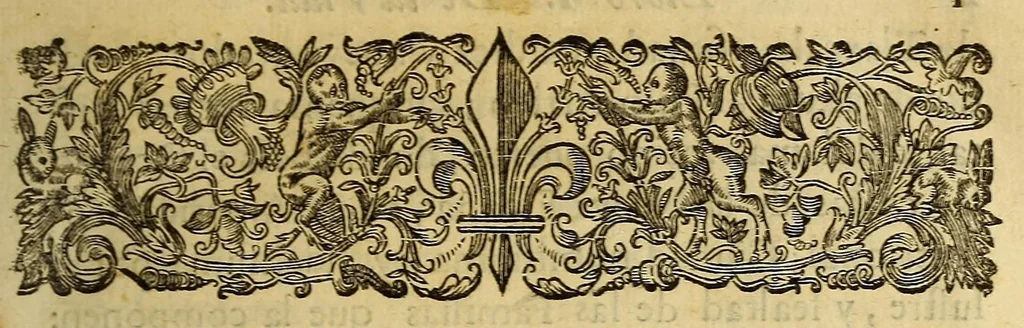 An illustration from Vida, virtudes, trabajos fabores, y milagros de la Ven. M. sor Maria de Jesus Angelopolitana religiosa en el insigne Convento de la Limpia Concepcion de la Ciudad de los Angeles, en la Nueva España; y natural de ella ..., 1683, leaf 23