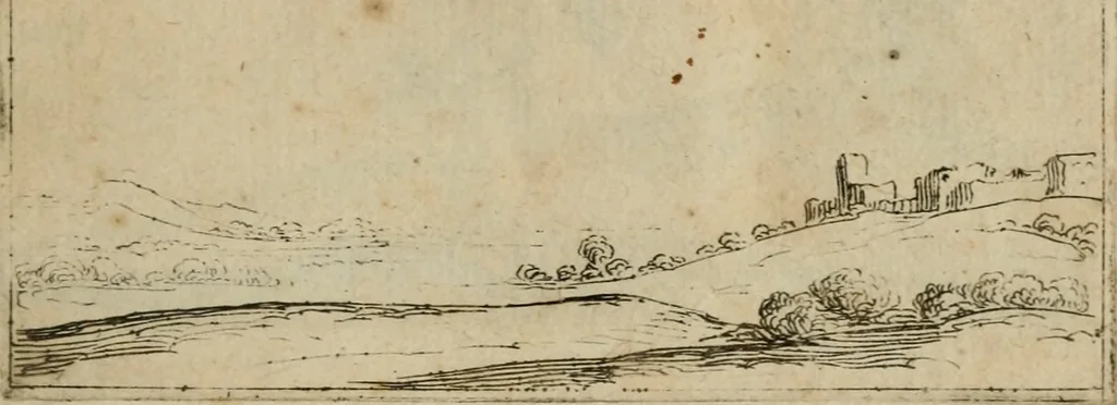 An illustration from Vie de la Mere de Dieu representée par emblesmes = Vita Beatae Mariae Vir. Matris Dei emblematib[us] delineata, 1628, leaf 30