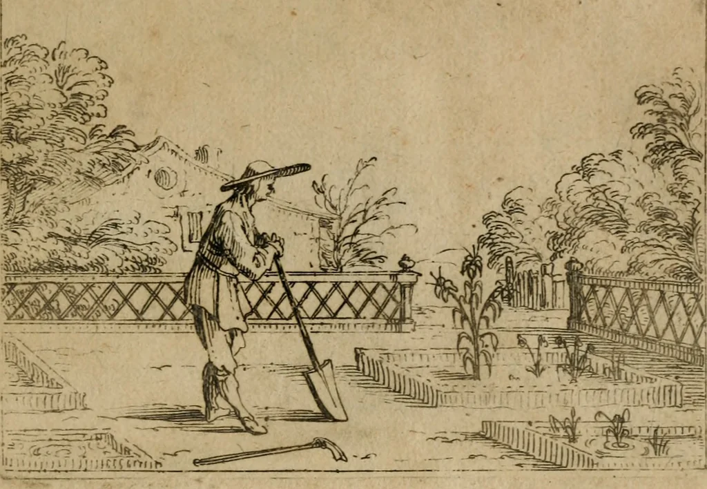 An illustration from Vie de la Mere de Dieu representée par emblesmes = Vita Beatae Mariae Vir. Matris Dei emblematib[us] delineata, 1628, leaf 38