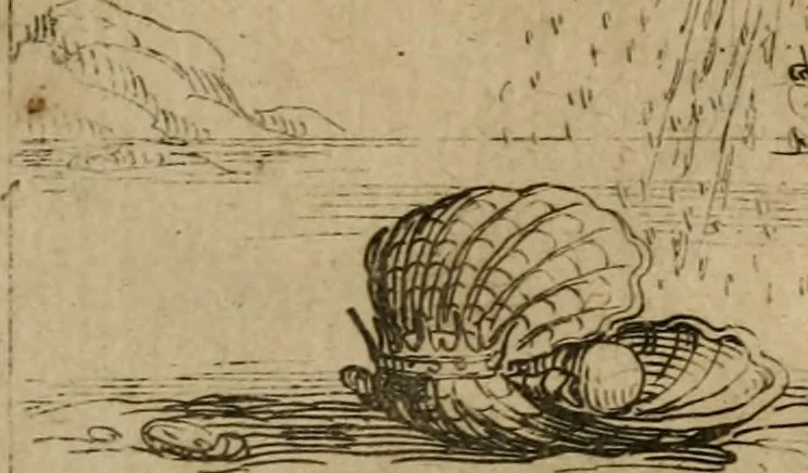 An illustration from Vie de la Mere de Dieu representée par emblesmes = Vita Beatae Mariae Vir. Matris Dei emblematib[us] delineata, 1628, leaf 42