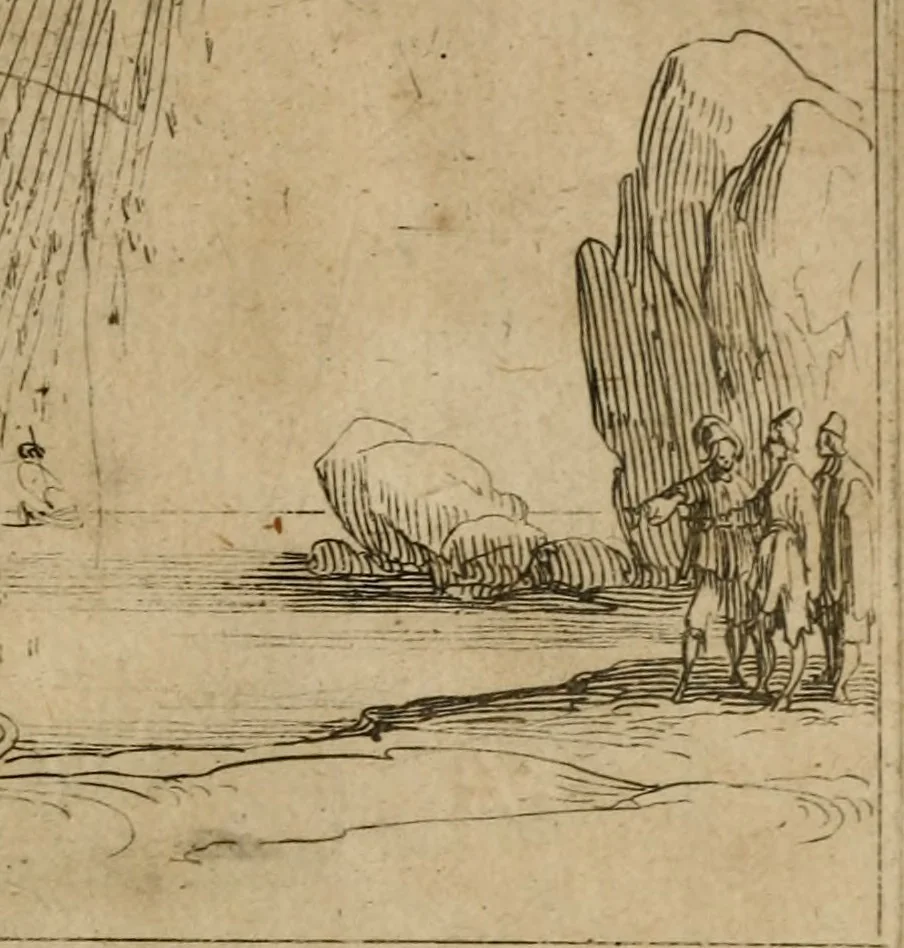 An illustration from Vie de la Mere de Dieu representée par emblesmes = Vita Beatae Mariae Vir. Matris Dei emblematib[us] delineata, 1628, leaf 42