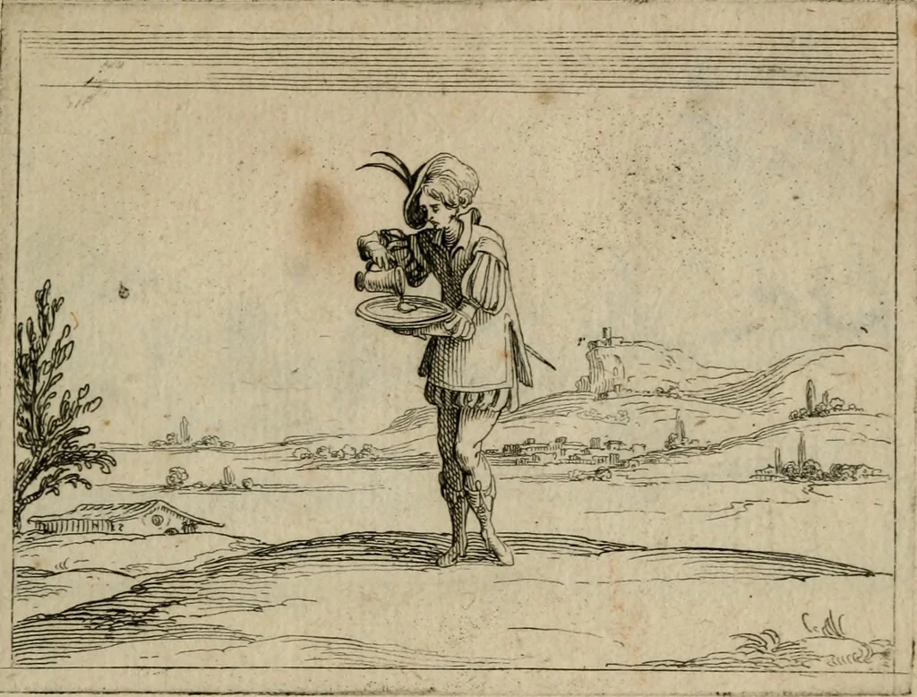 An illustration from Vie de la Mere de Dieu representée par emblesmes = Vita Beatae Mariae Vir. Matris Dei emblematib[us] delineata, 1628, leaf 46