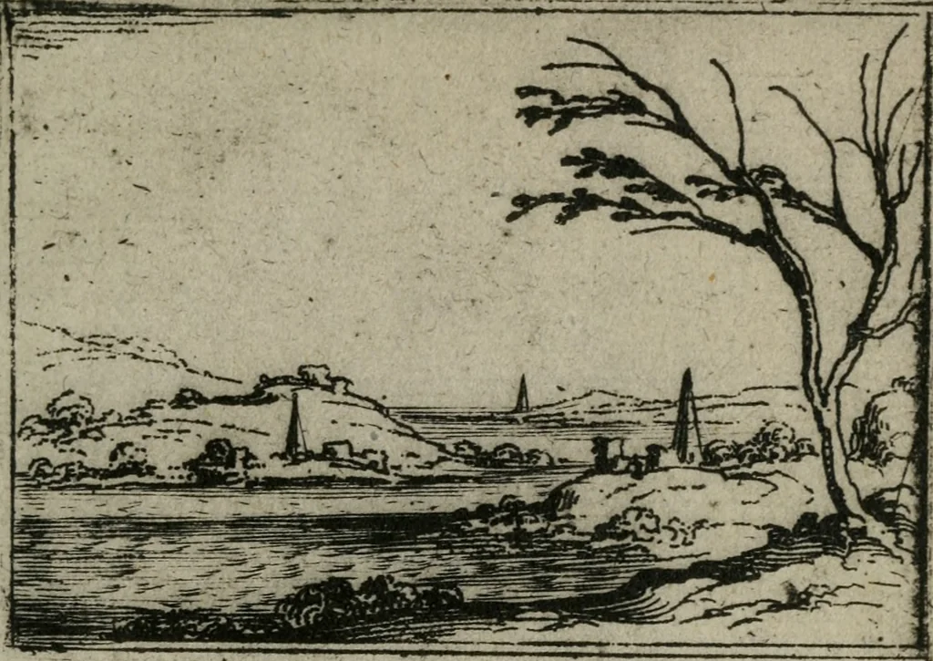 An illustration from Vie de la Mere de Dieu representée par emblesmes = Vita Beatae Mariae Vir. Matris Dei emblematib[us] delineata, 1628, leaf 72