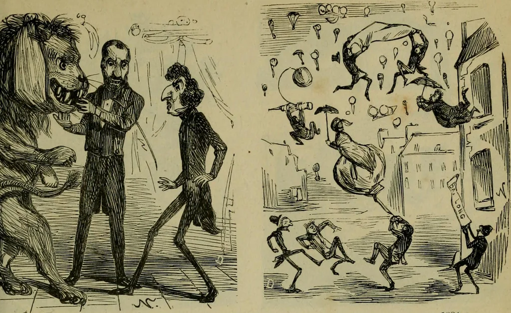 An illustration from Vie d'une parisienne, 1855, leaf 100