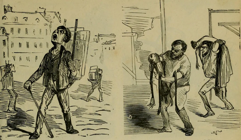 An illustration from Vie d'une parisienne, 1855, leaf 110