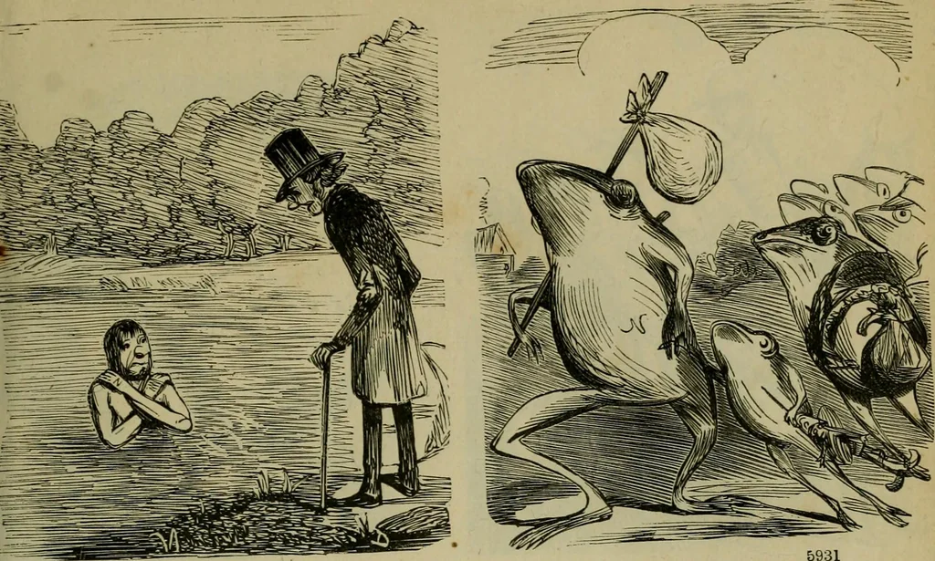 An illustration from Vie d'une parisienne, 1855, leaf 112