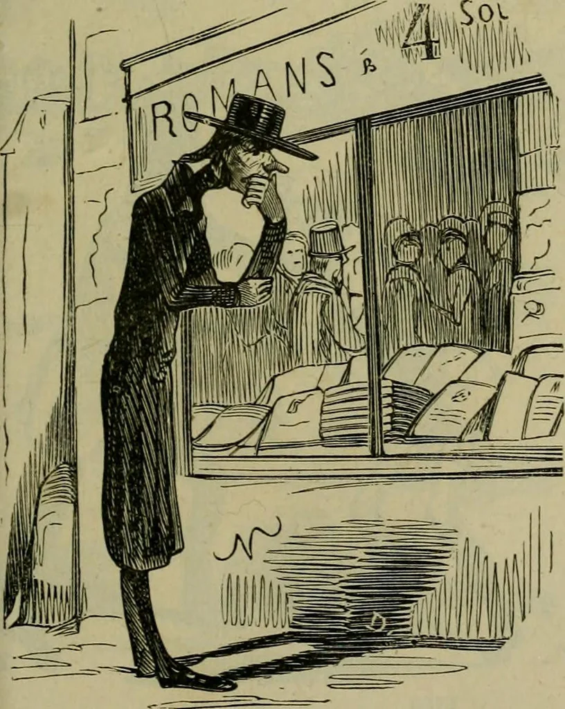An illustration from Vie d'une parisienne, 1855, leaf 112