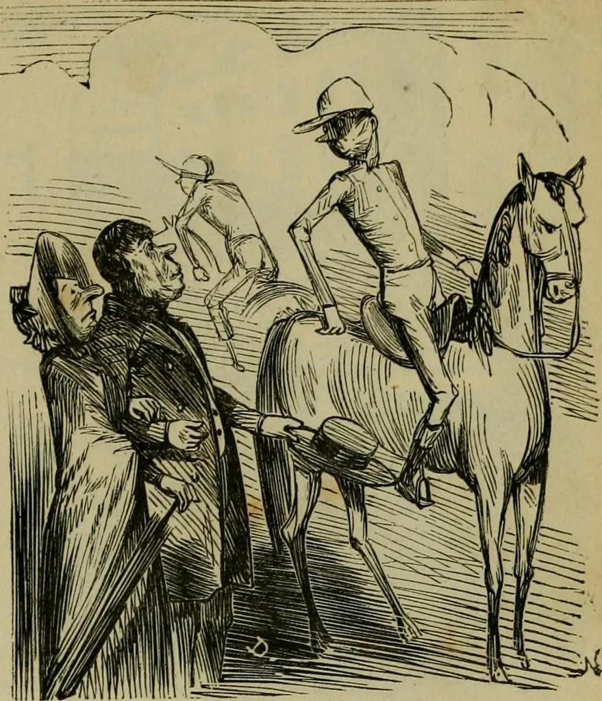 An illustration from Vie d'une parisienne, 1855, leaf 114
