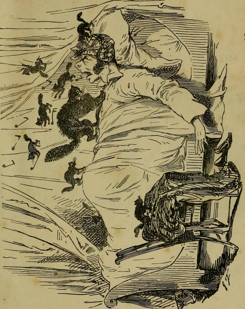 An illustration from Vie d'une parisienne, 1855, leaf 118