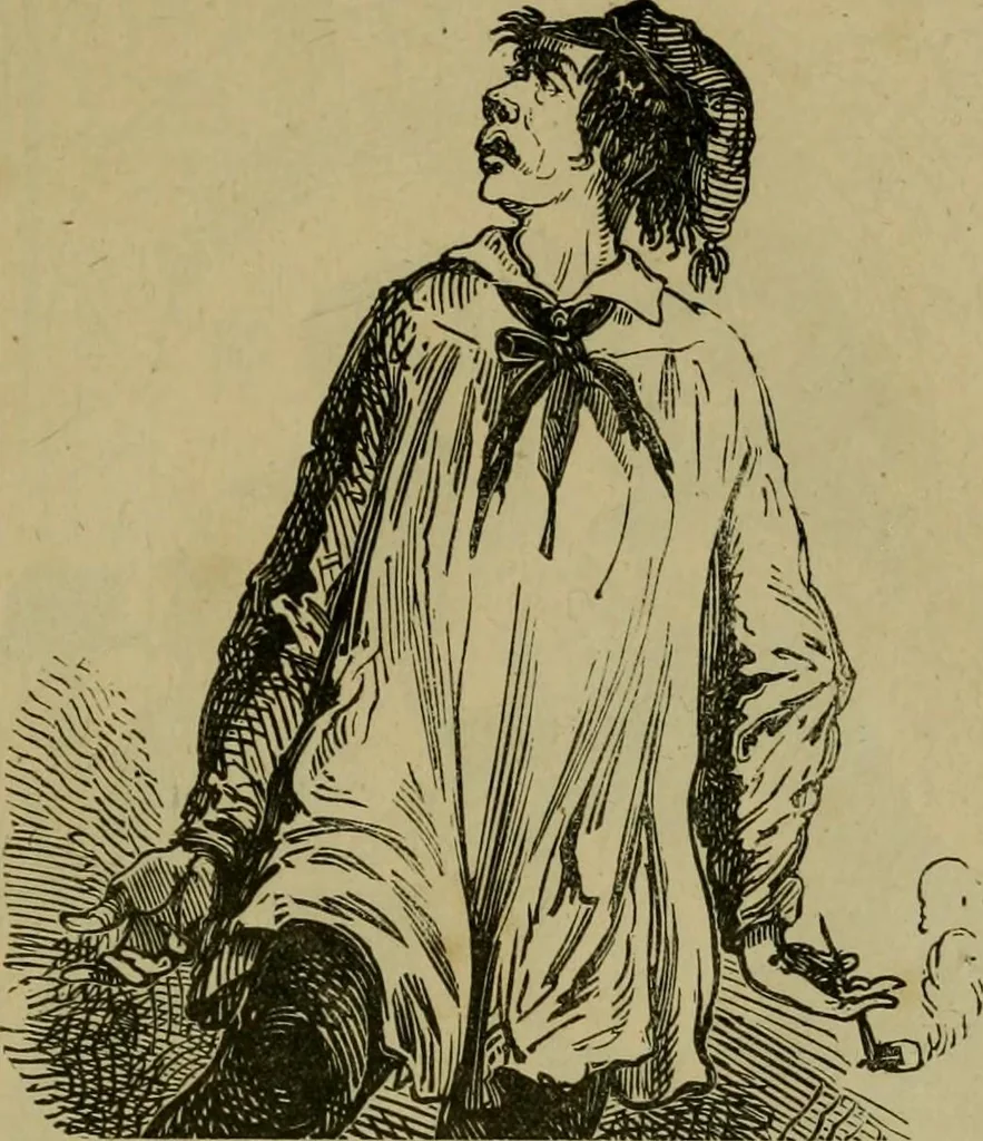 An illustration from Vie d'une parisienne, 1855, leaf 126