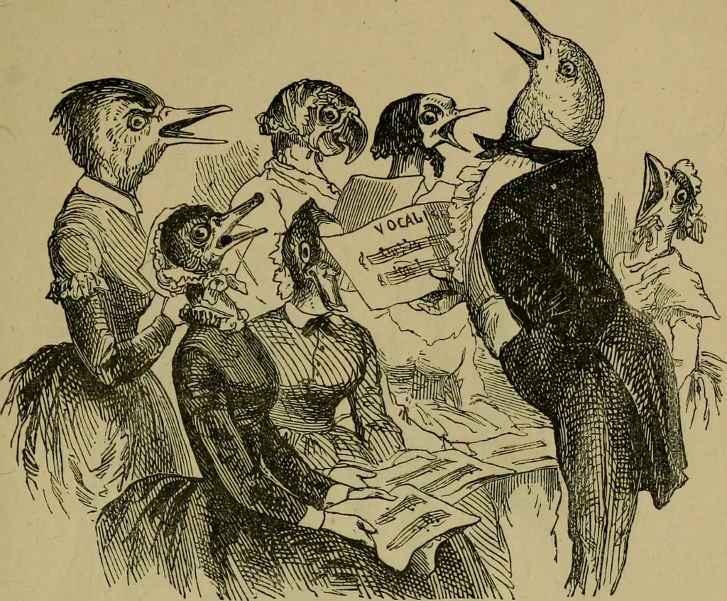 An illustration from Vie d'une parisienne, 1855, leaf 138