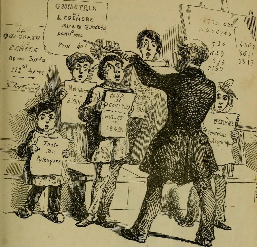An illustration from Vie d'une parisienne, 1855, leaf 144