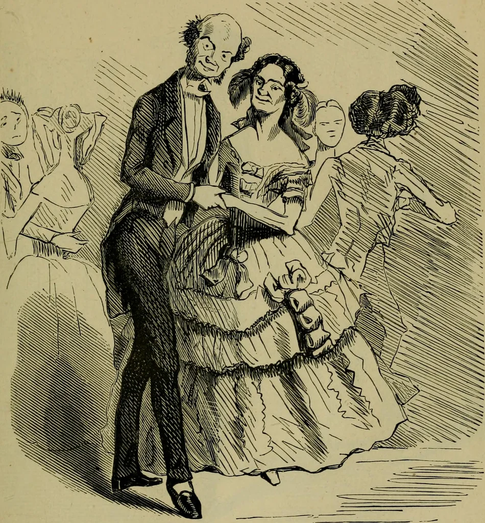 An illustration from Vie d'une parisienne, 1855, leaf 152