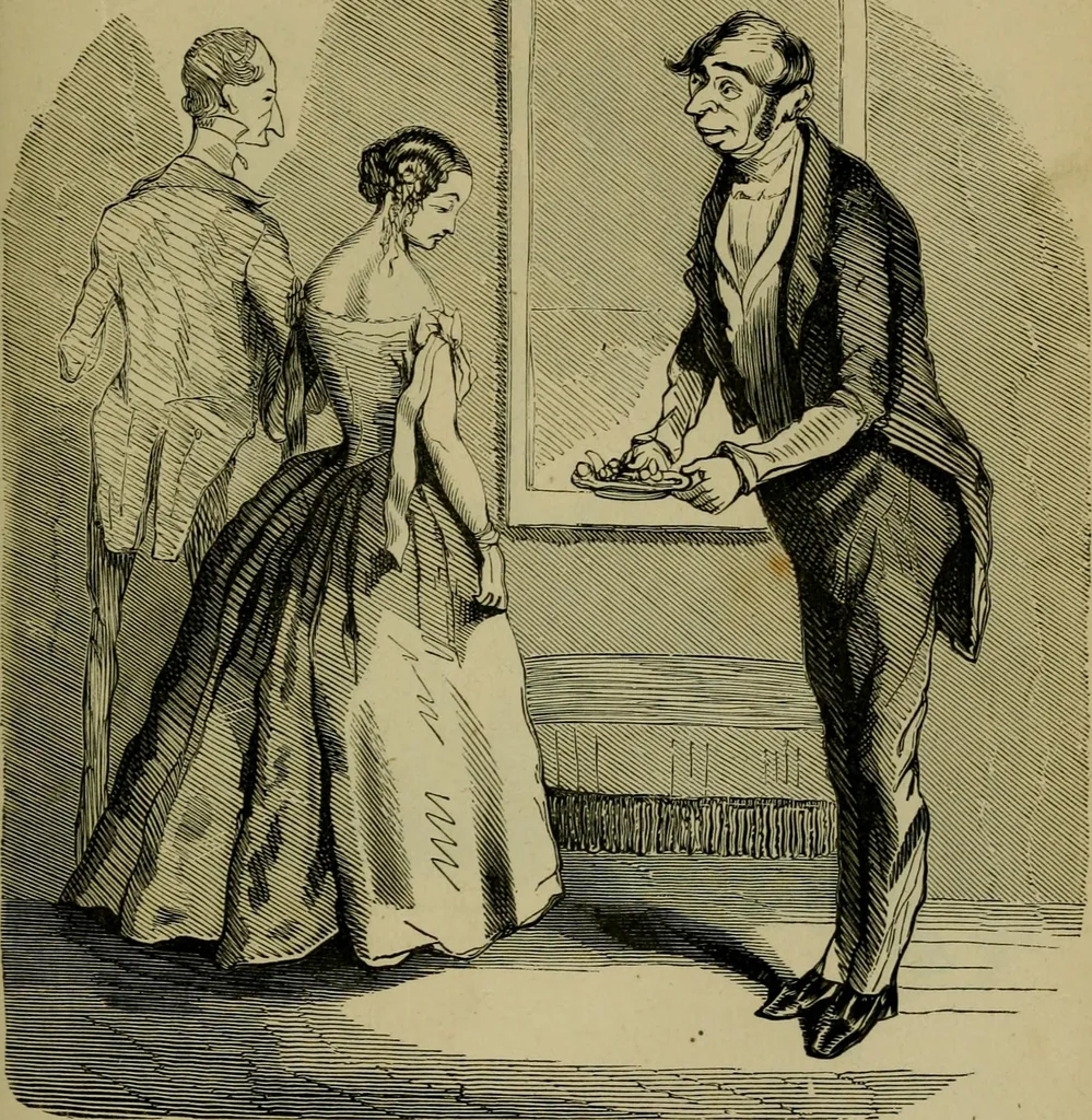 An illustration from Vie d'une parisienne, 1855, leaf 156