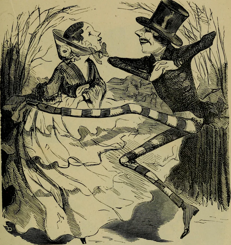 An illustration from Vie d'une parisienne, 1855, leaf 160