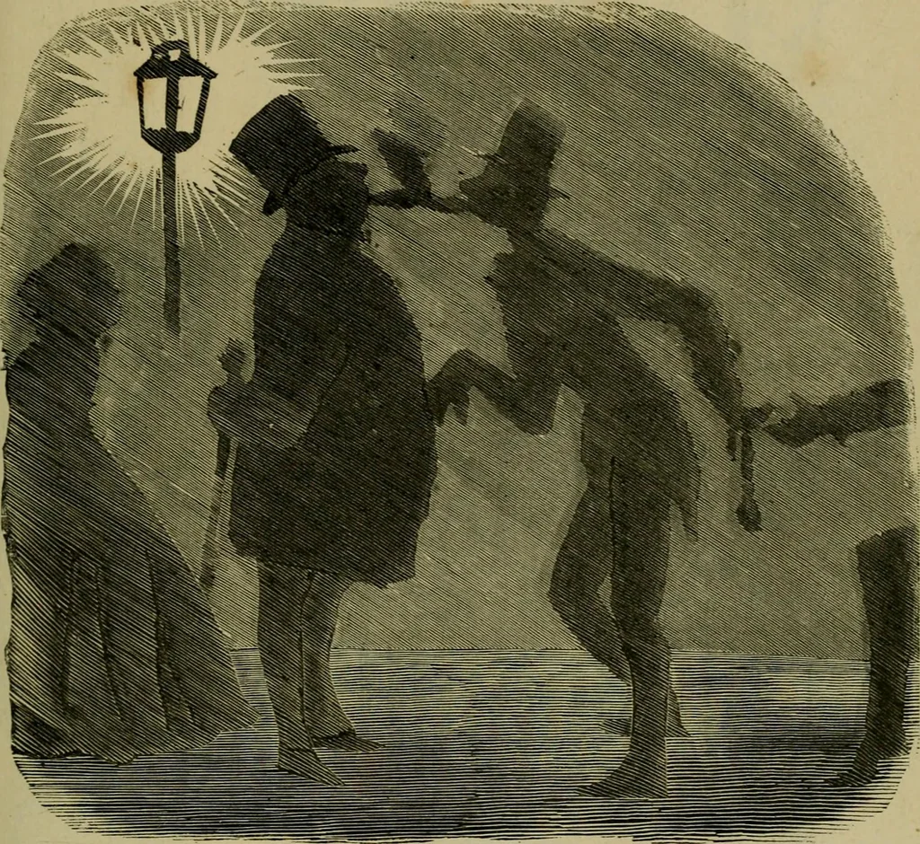 An illustration from Vie d'une parisienne, 1855, leaf 172